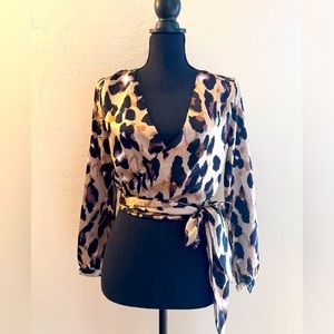 Cheetah blouse